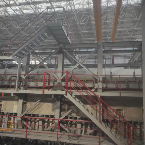 Çelik platform, merdiven ve korkuluk sistemi